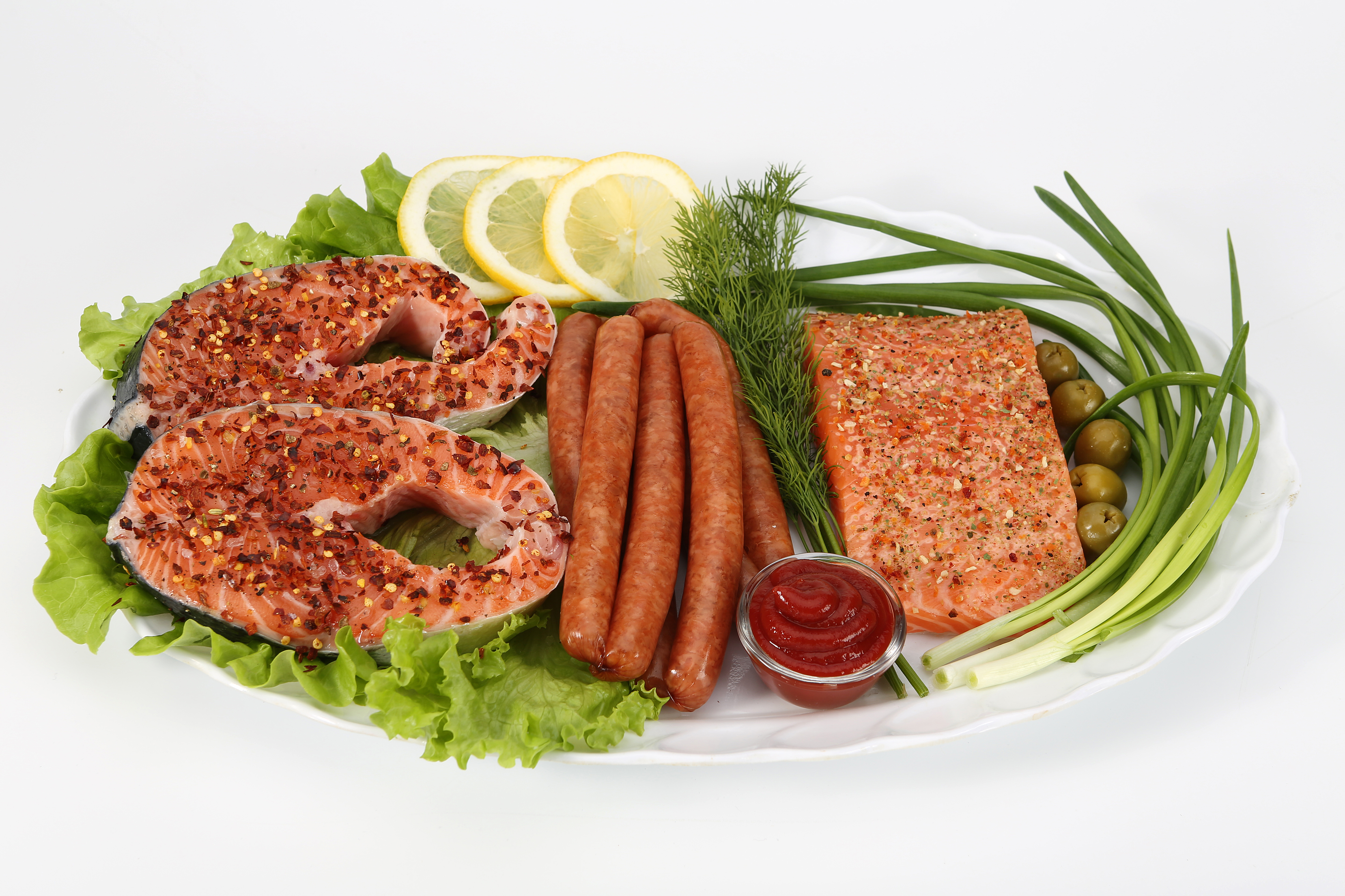 Salted , smoked and frozen items